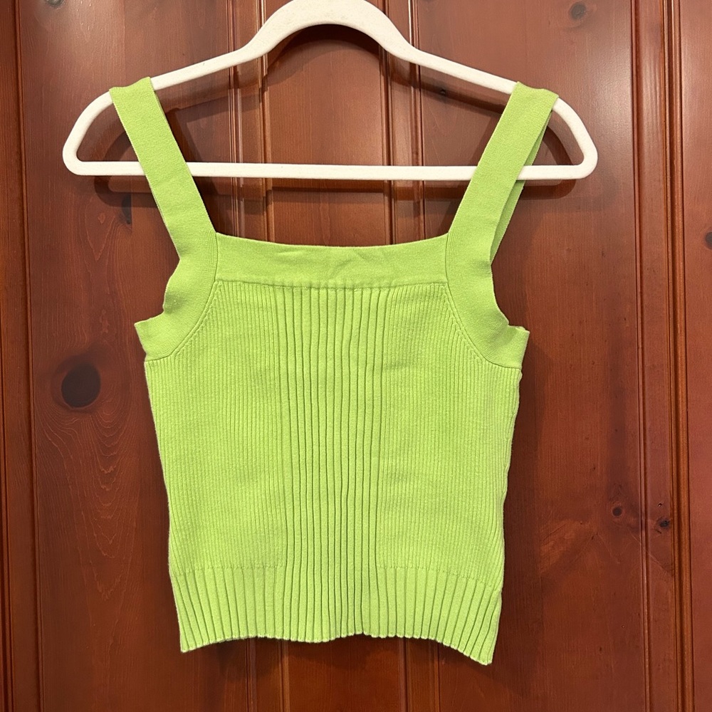 Green vintage tank top